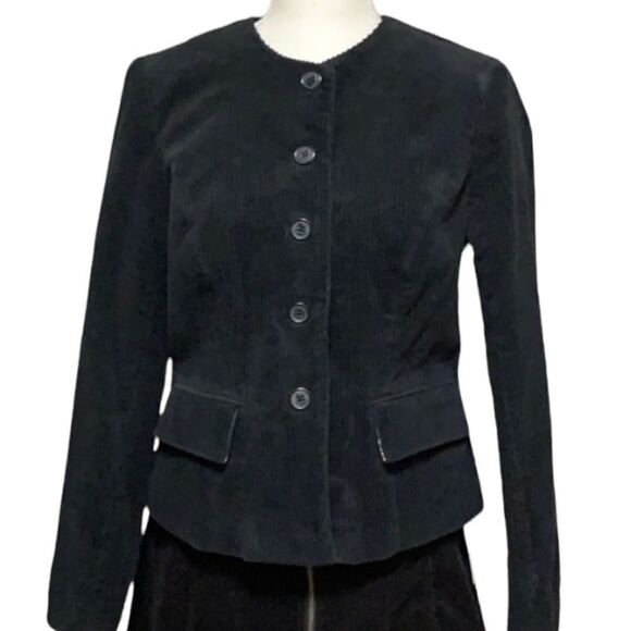 NWT Isaac Mizrahi Corduroy Round Neck Jacket Size Small - Picture 1 of 12